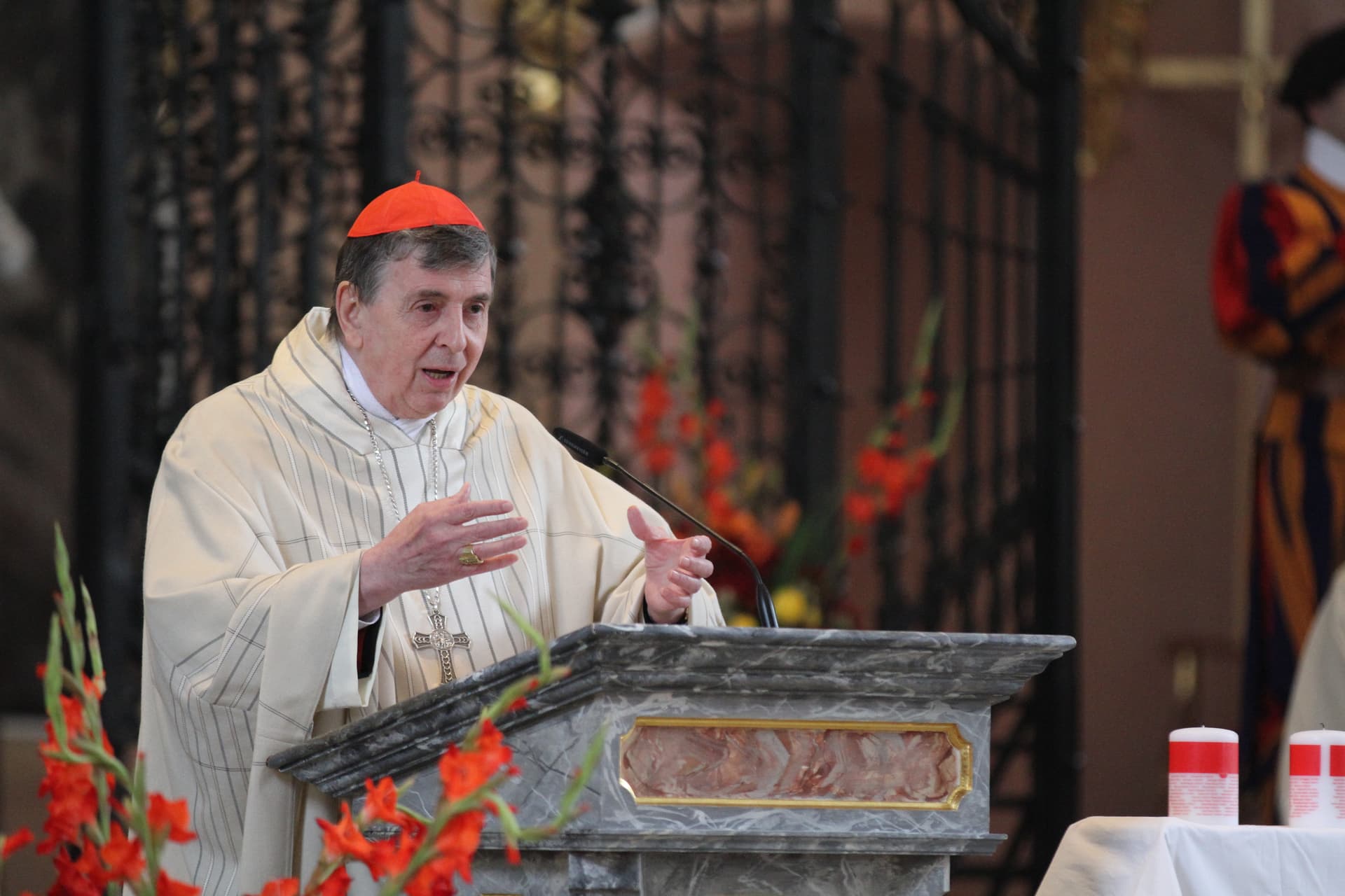 Kardinal Kurt Koch in Einsiedeln. (Foto: ACN)