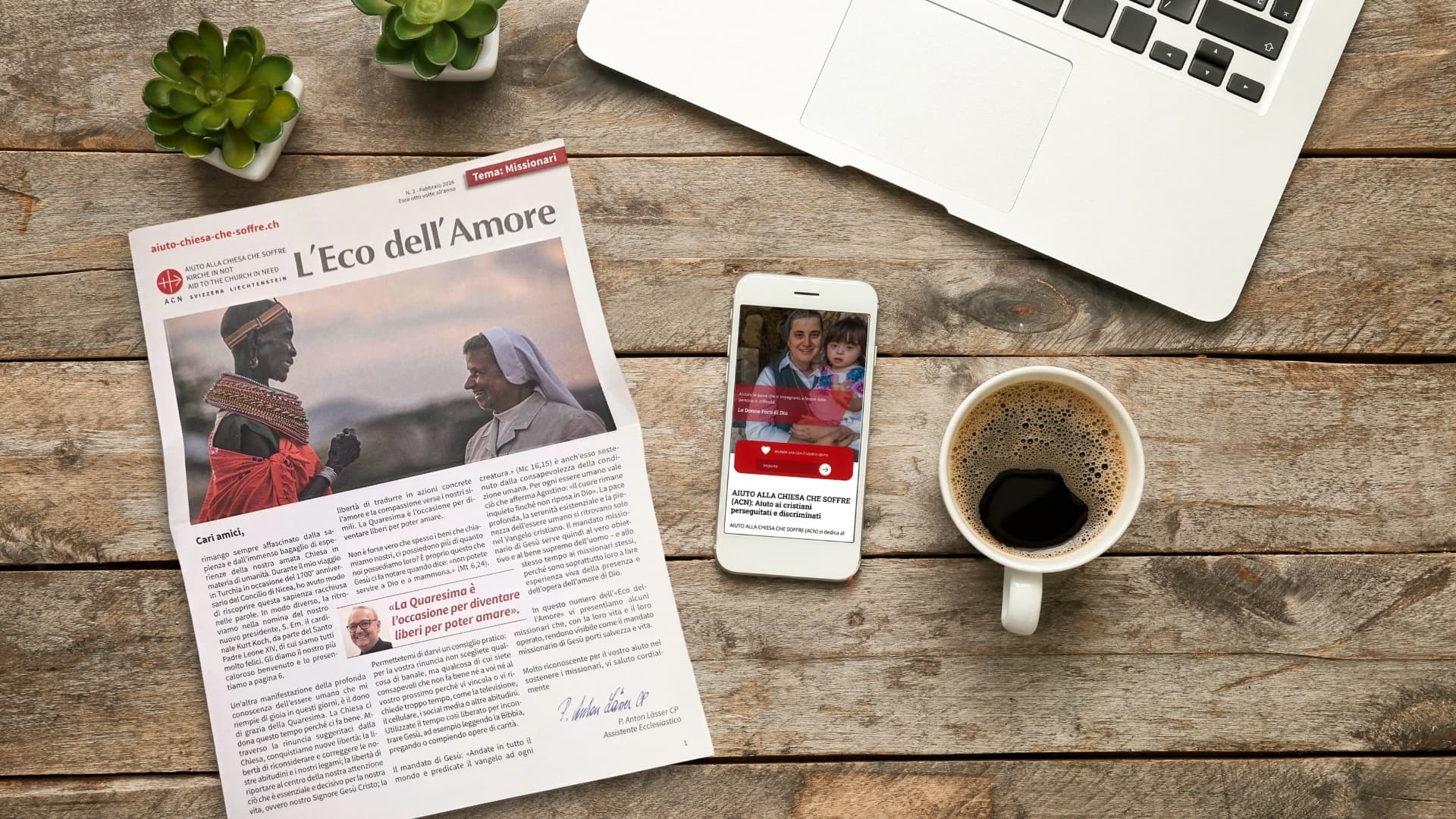 Ordinate ora: «L'Eco dell'amore» è la rivista di AIUTO ALLA CHIESA CHE SOFFRE (ACN)