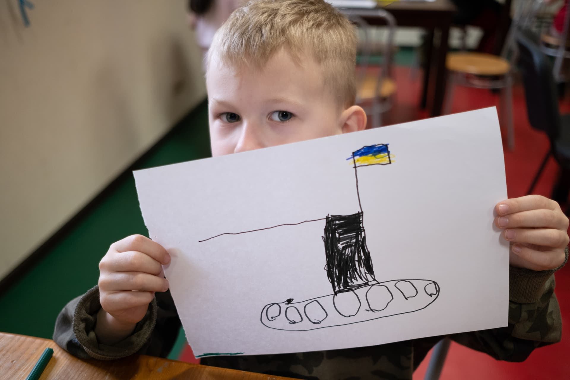 Viele Kinder in der Ukraine sind traumatisiert und brauchen psychologische Hilfe. ©ACN