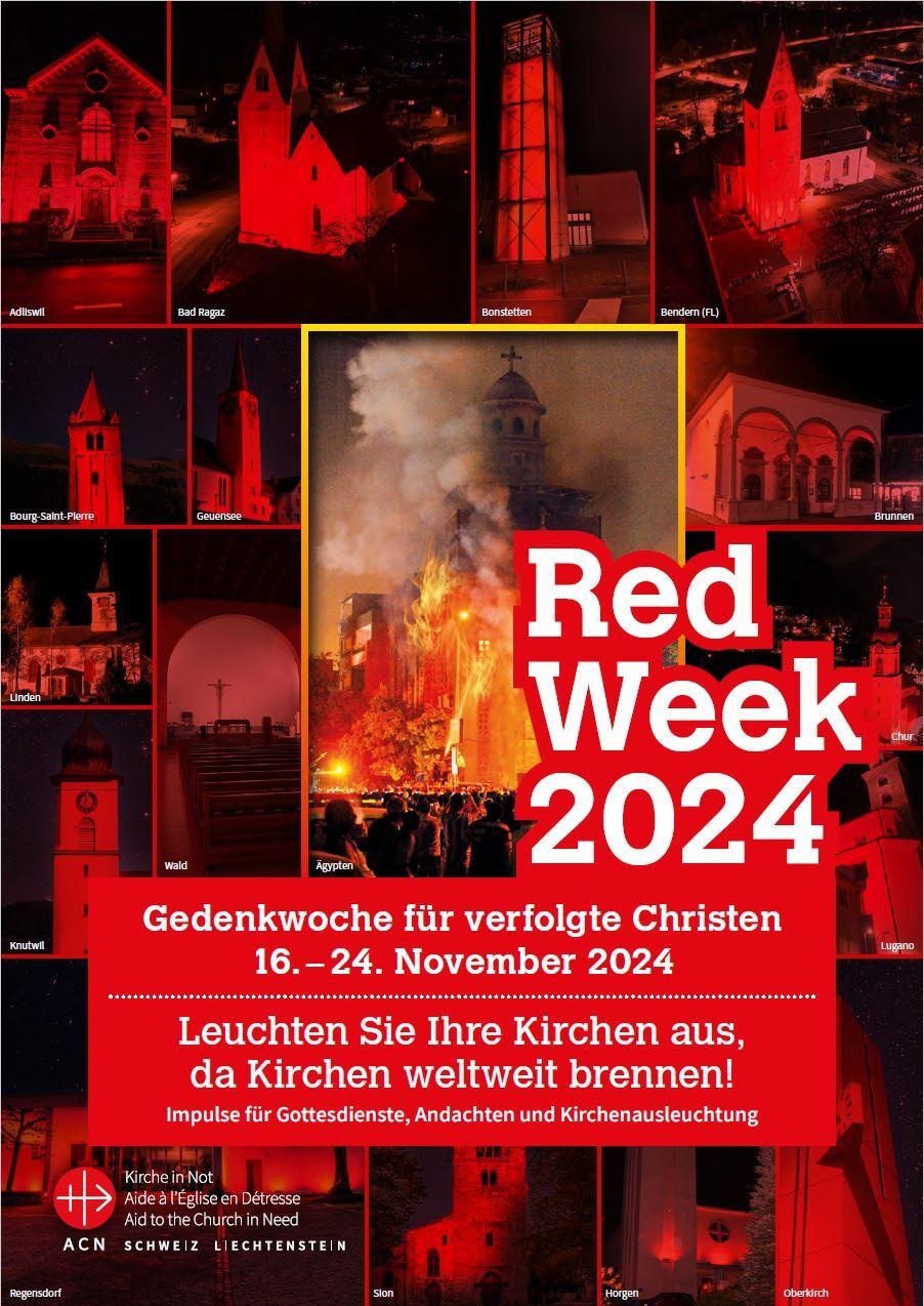 Titelseite Red Week Broschüre DE