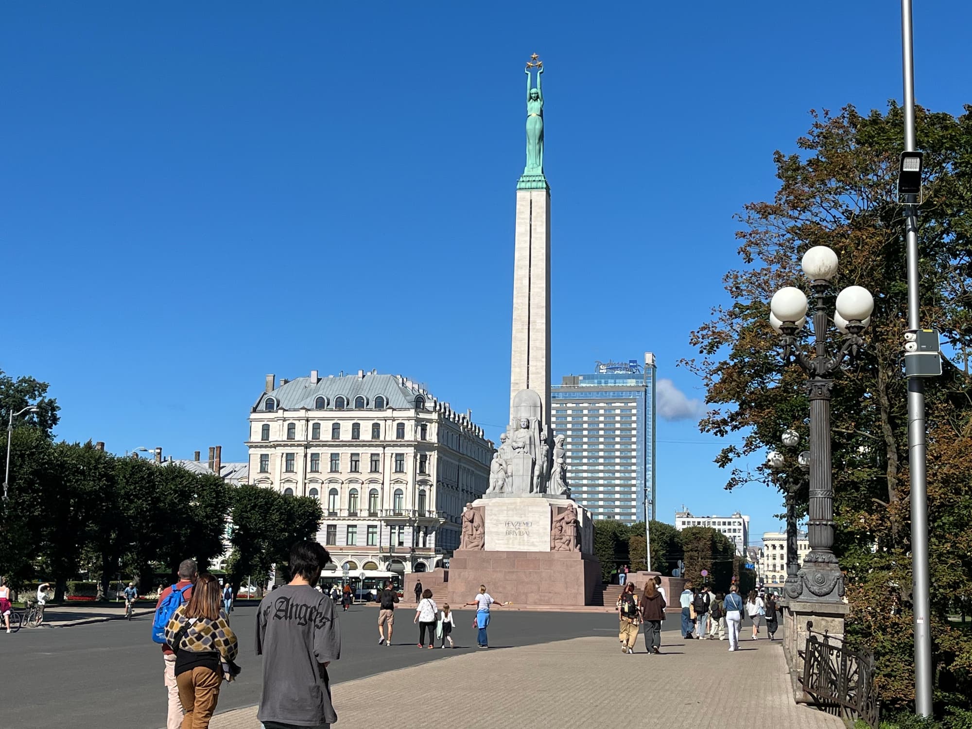 Freiheits-Statue in Riga, Lettland