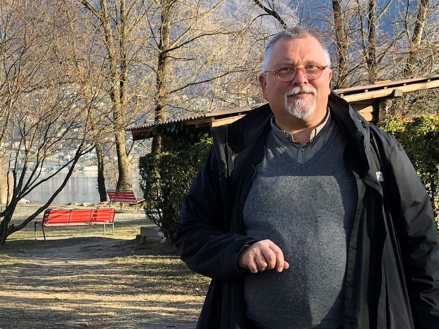 Pater Jens Petzold aus dem Irak im Tessin. (Foto: ACN)