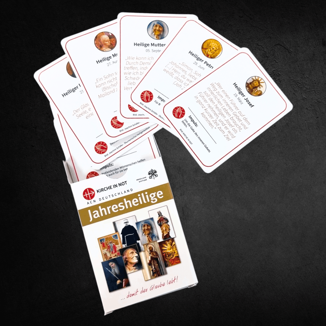 Kartenset Jahresheilige - Ziehen Sie Ihren Jahresheiligen!