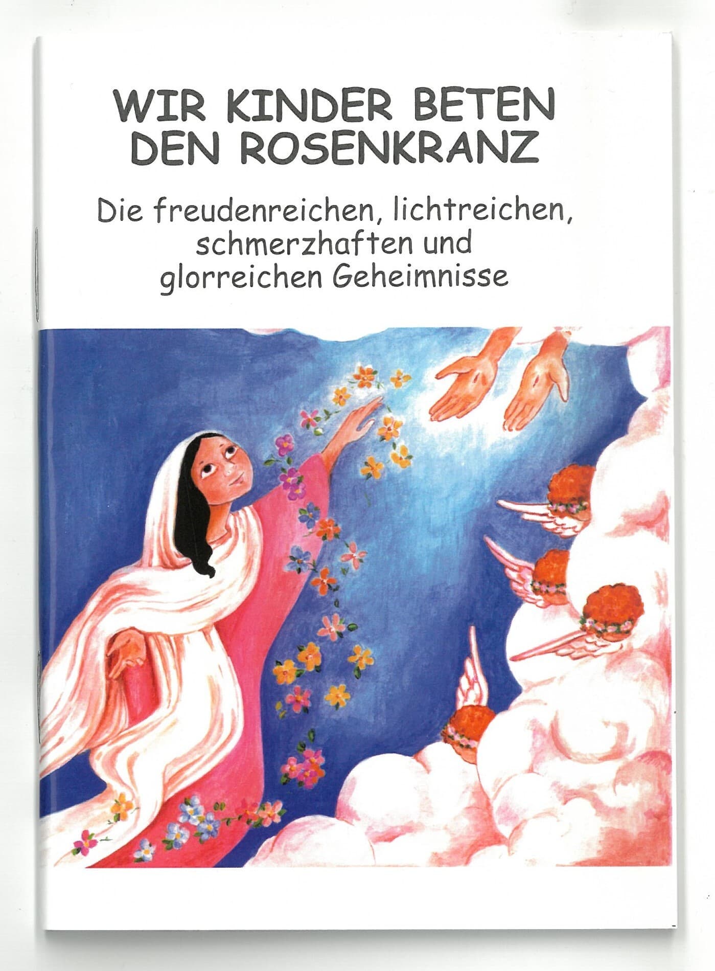Kinder beten den Rosenkranz