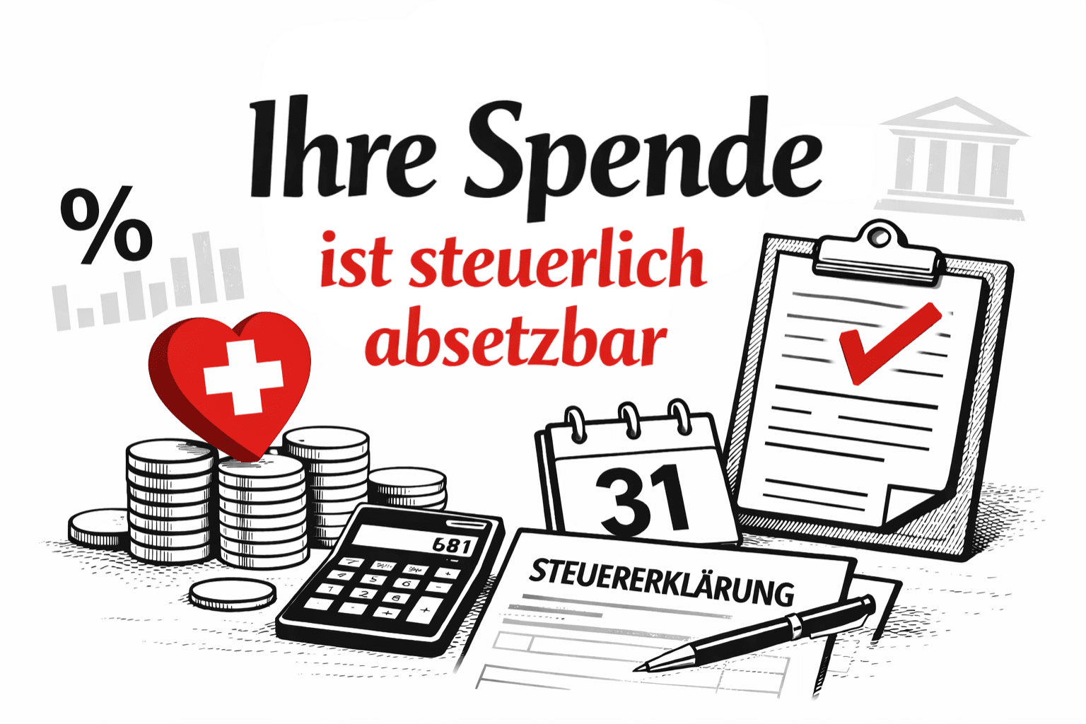 Steuerlich absetzbare Spende bei KIRCHE IN NOT (ACN)