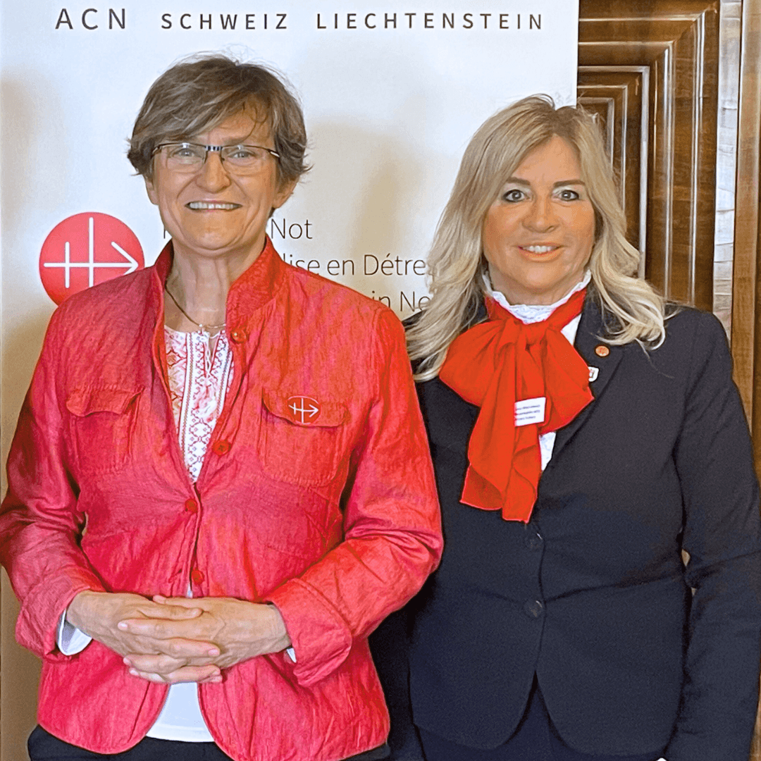 Magda Kaczmarek und Lucia Wicki Rensch von KIRCHE IN NOT (ACN) Magda Kaczmarek und Lucia Wicki Rensch von KIRCHE IN NOT (ACN)