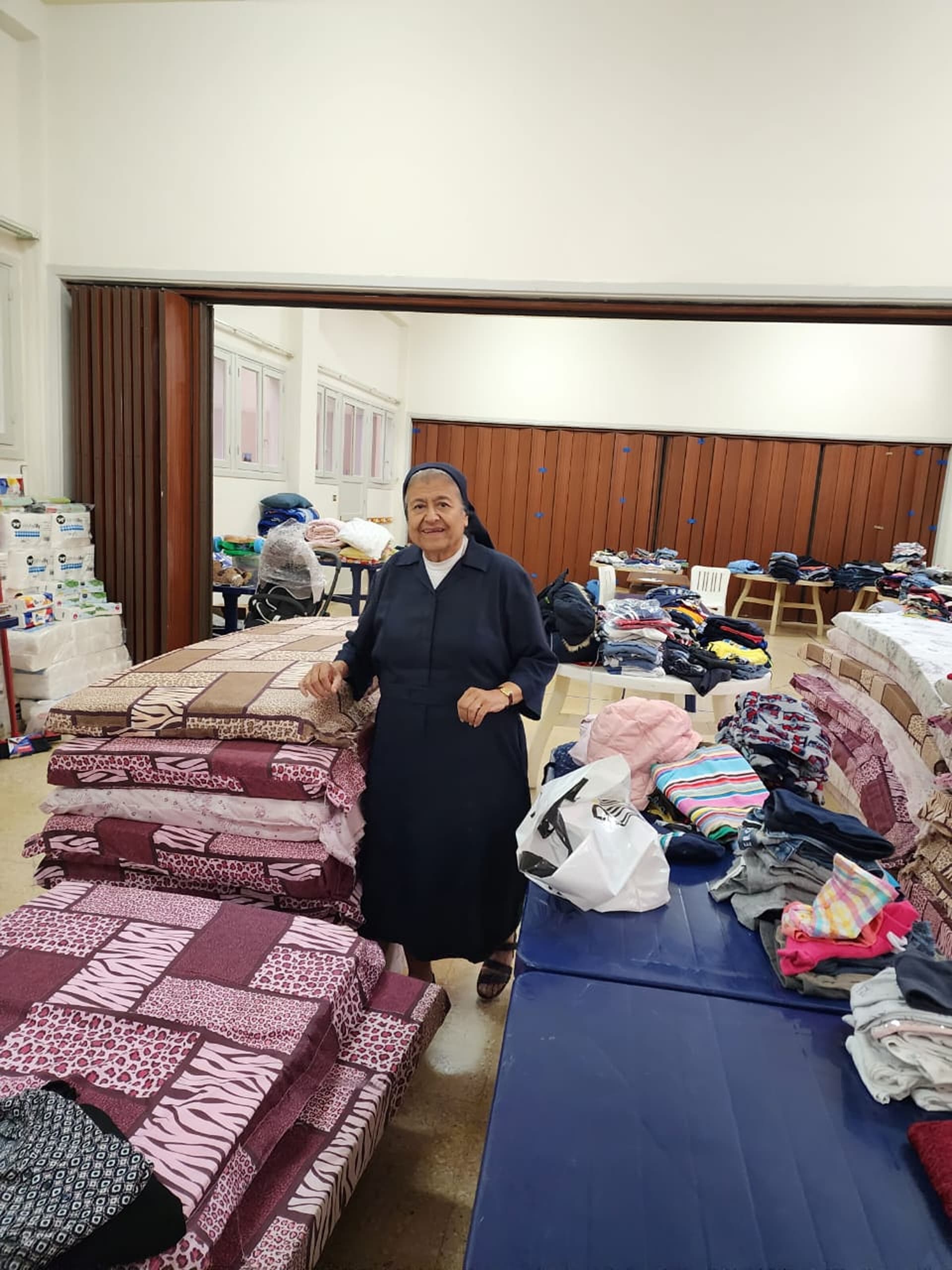 Un abri pour les réfugiés chez les Sœurs de la Charité Saint Vincent de Paul ©ACN Un abri pour les réfugiés chez les Sœurs de la Charité Saint Vincent de Paul ©ACN