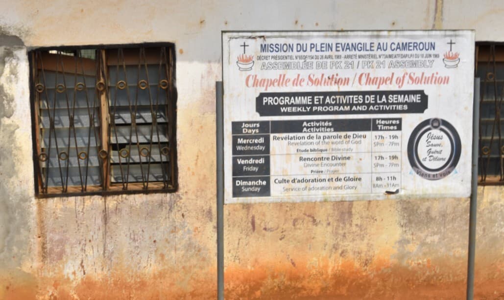 Mission du Plein Evangile Douala - Photo : Jacques Berset Mission du Plein Evangile Douala - Photo : Jacques Berset