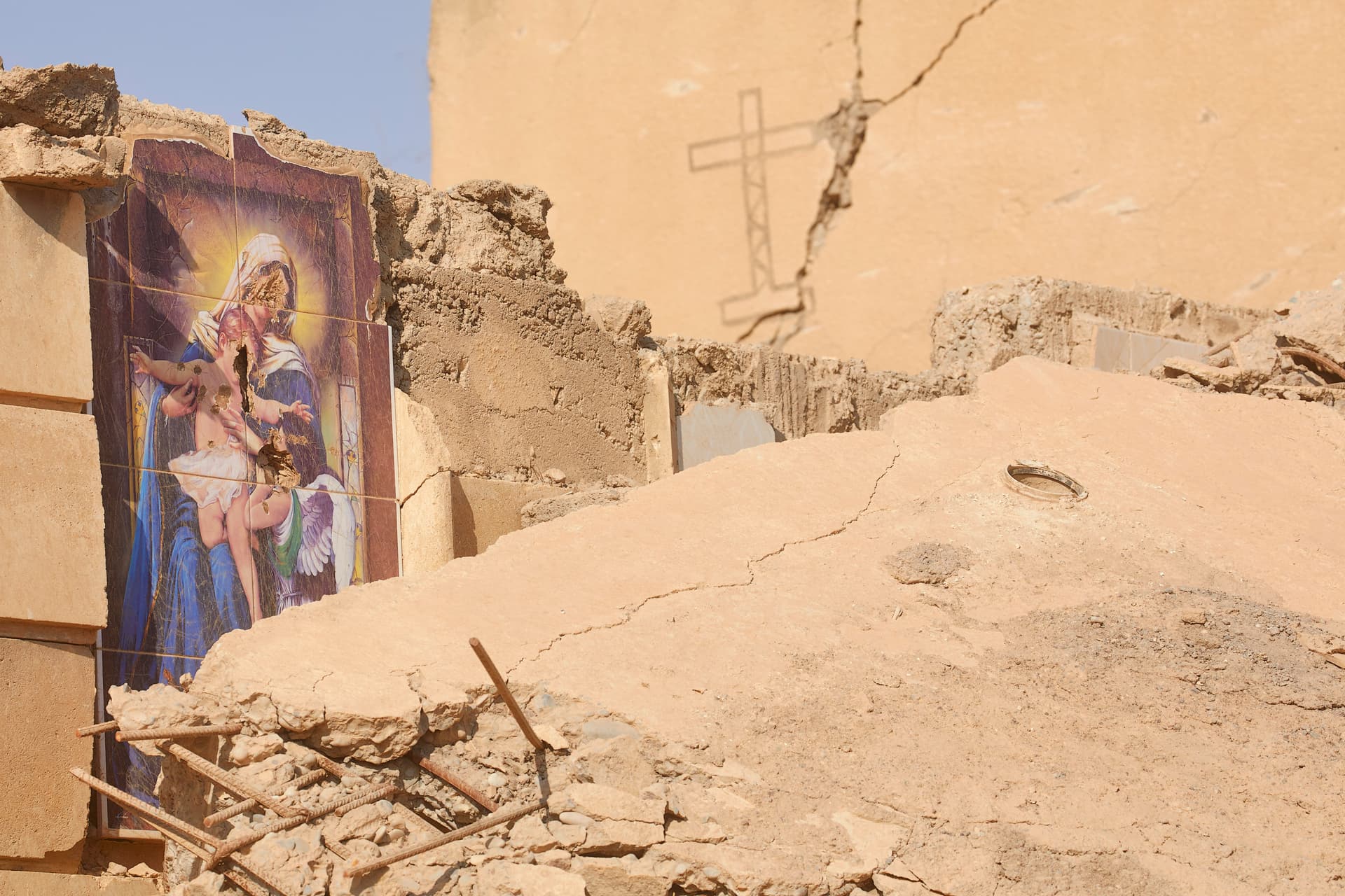 Une église détruite en Irak témoigne d'un christianisme autrefois vivant et de la haine envers les chrétiens au Moyen-Orient. ©ACN Une église détruite en Irak témoigne d'un christianisme autrefois vivant et de la haine envers les chrétiens au Moyen-Orient. ©ACN