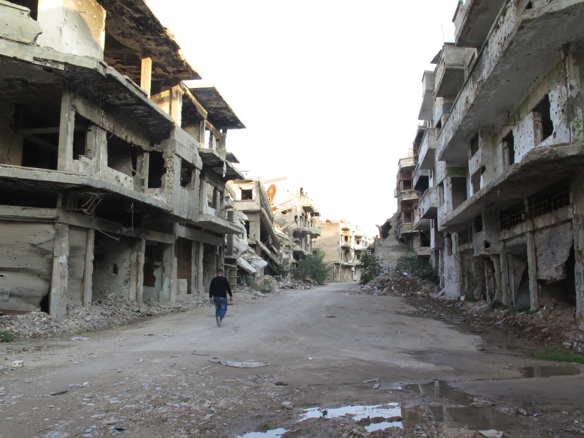 Zerstörte Häuser in Homs Syrien (Foto: ACN) Zerstörte Häuser in Homs Syrien (Foto: ACN)