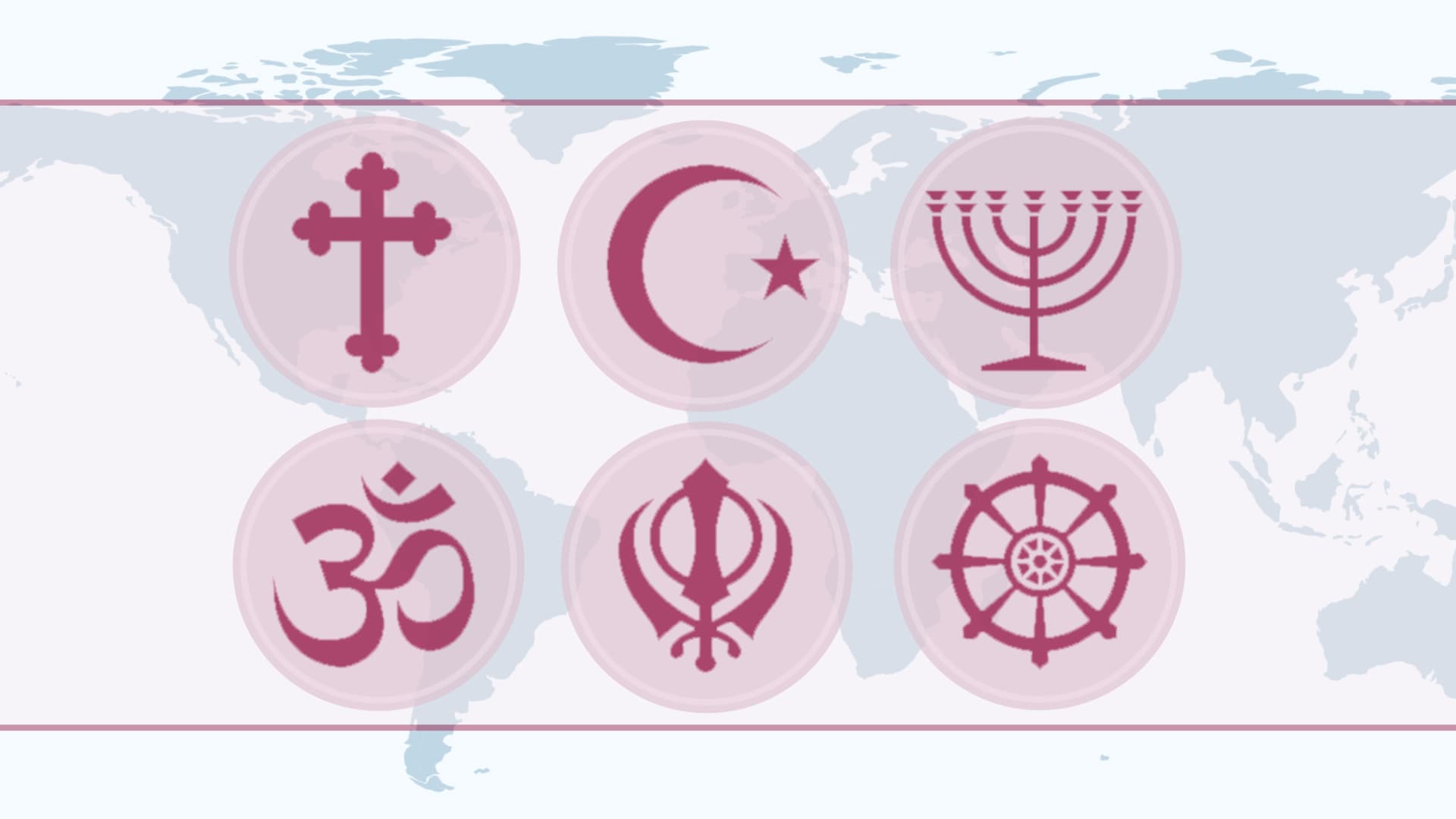 Verschiede religöse Symbole. (Foto: ACN) Verschiede religöse Symbole. (Foto: ACN)