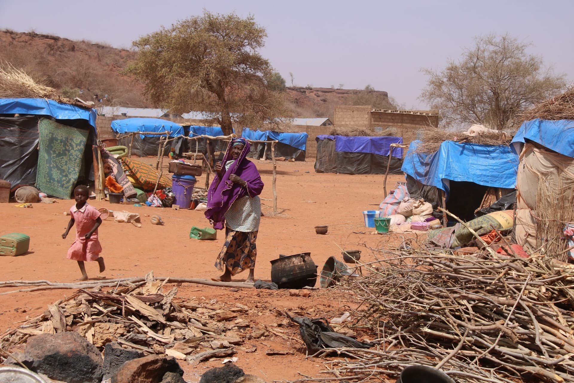 Ein Lager für Flüchtlinge in Kaya, Burkina Faso ©ACN Ein Lager für Flüchtlinge in Kaya, Burkina Faso ©ACN
