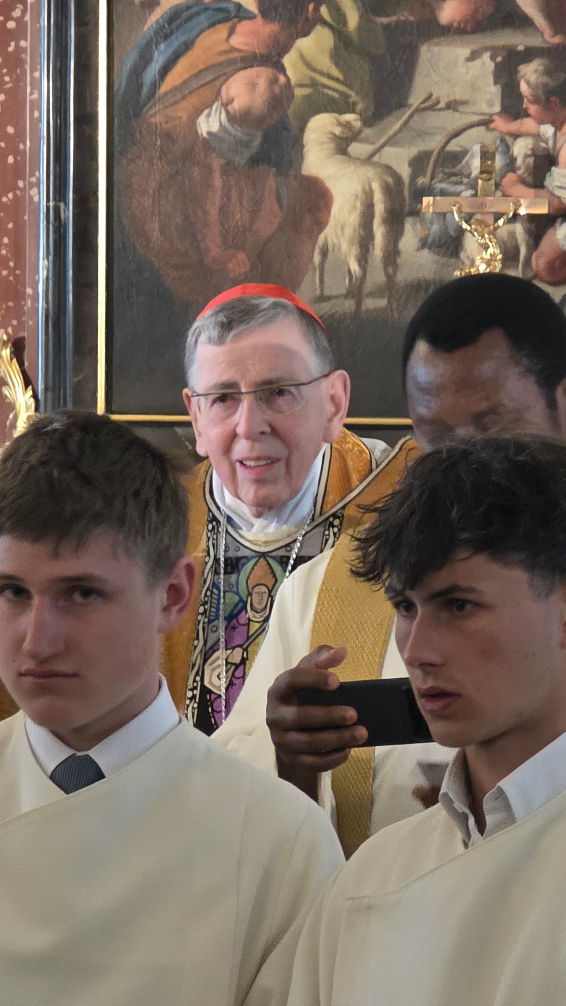 Der Schweizer Kardinal bei seinem Besuch in Einsiedeln ©ACN Der Schweizer Kardinal bei seinem Besuch in Einsiedeln ©ACN