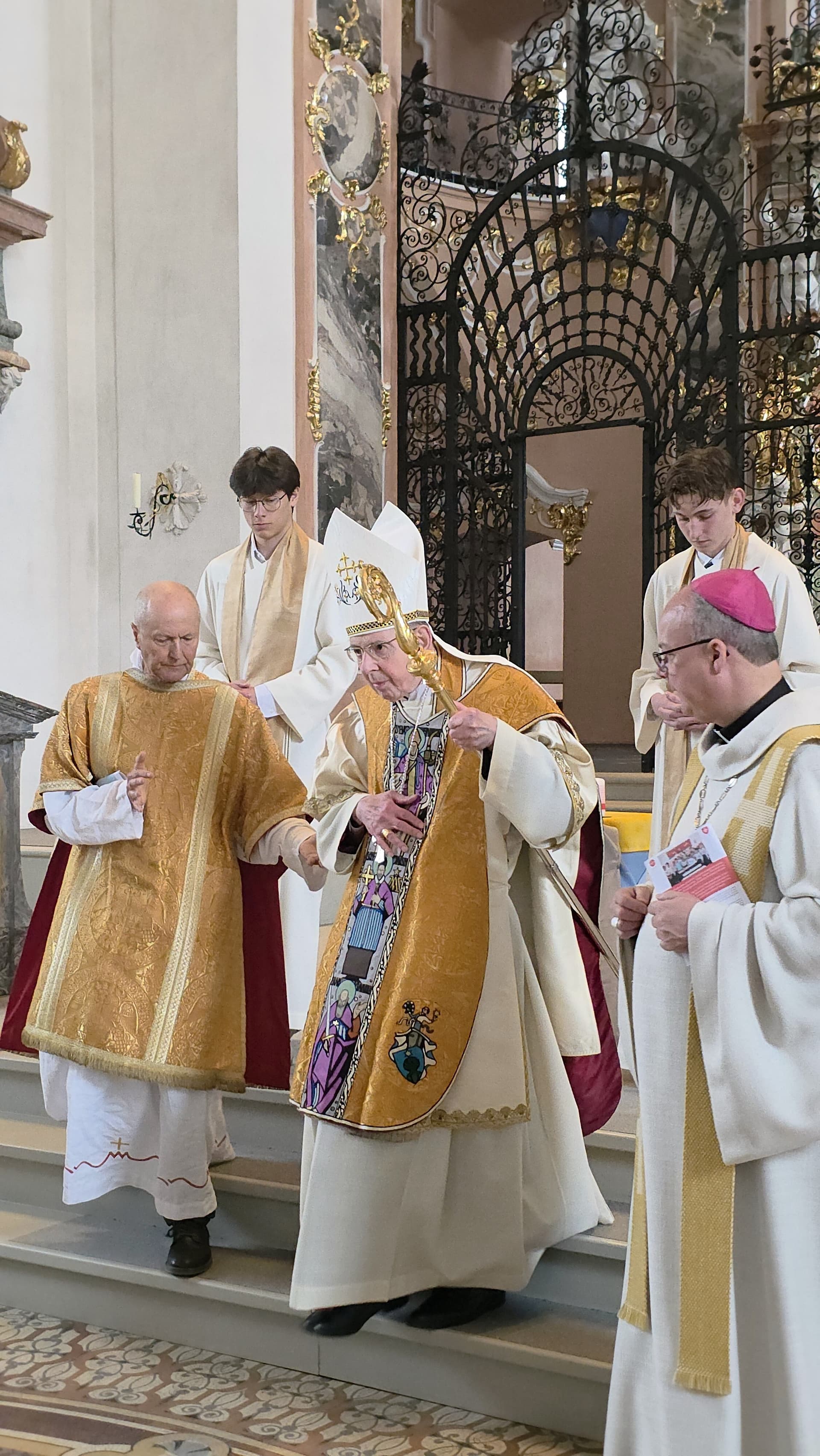 Eindrücke von der Wallfahrt nach Einsiedeln Feierliches Pontifikalamt mit Kardinal Kurt Koch, Präsident KIRCHE IN NOT (ACN) in Einsiedeln ©ACN