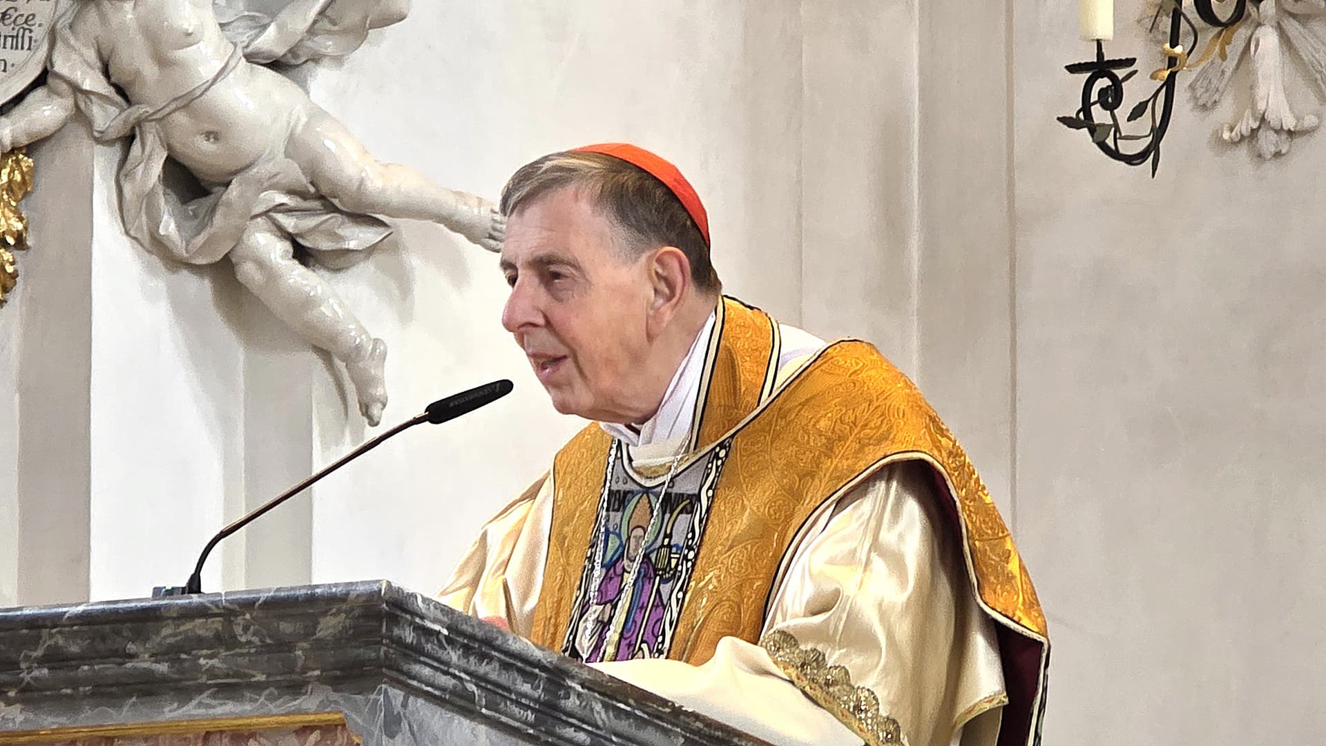 Wallfahrt nach Einsiedeln: Kardinal Kurt Koch predigte im Pontifikalamt in der Klosterkirche © ACN Wallfahrt nach Einsiedeln: Kardinal Kurt Koch predigte im Pontifikalamt in der Klosterkirche © ACN