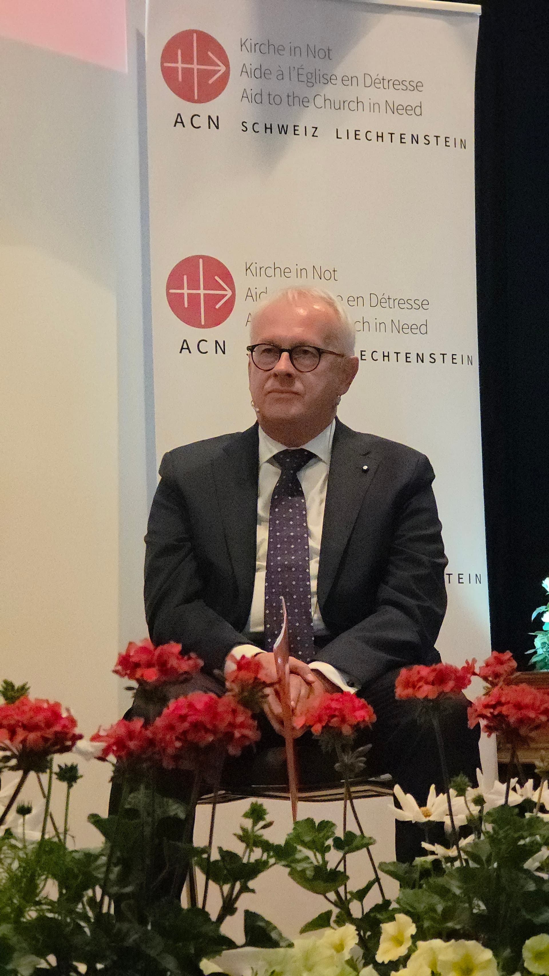 Eindrücke von der Wallfahrt nach Einsiedeln Thomas Fritsche, Vizepräsident des Malteserordens Schweiz ©ACN