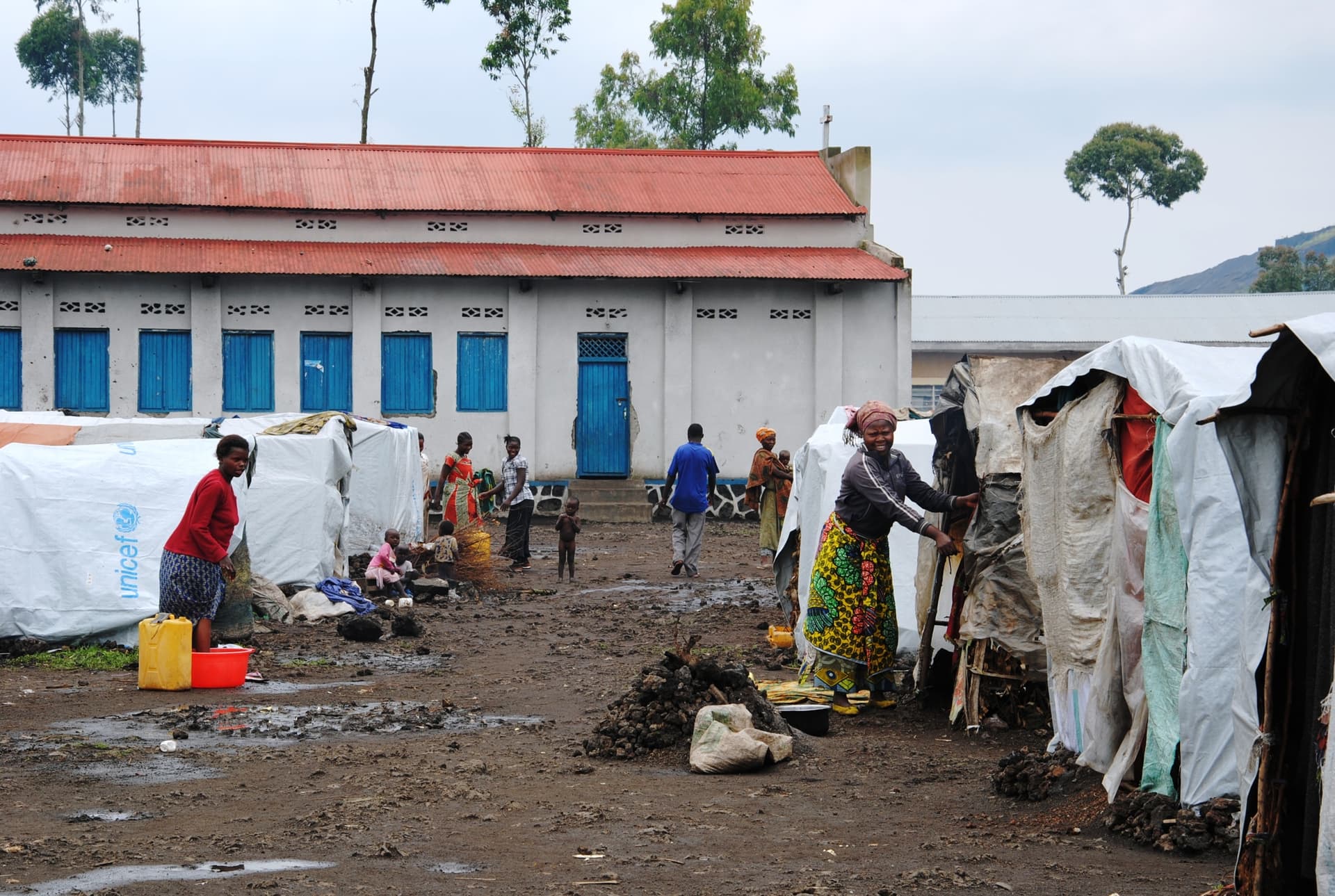 Flüchtlingsfamilien im Ostkongo erhalten dank KIRCHE IN NOT (ACN) dringend benötigte Hilfe ©ACN Flüchtlingsfamilien im Ostkongo erhalten dank KIRCHE IN NOT (ACN) dringend benötigte Hilfe ©ACN