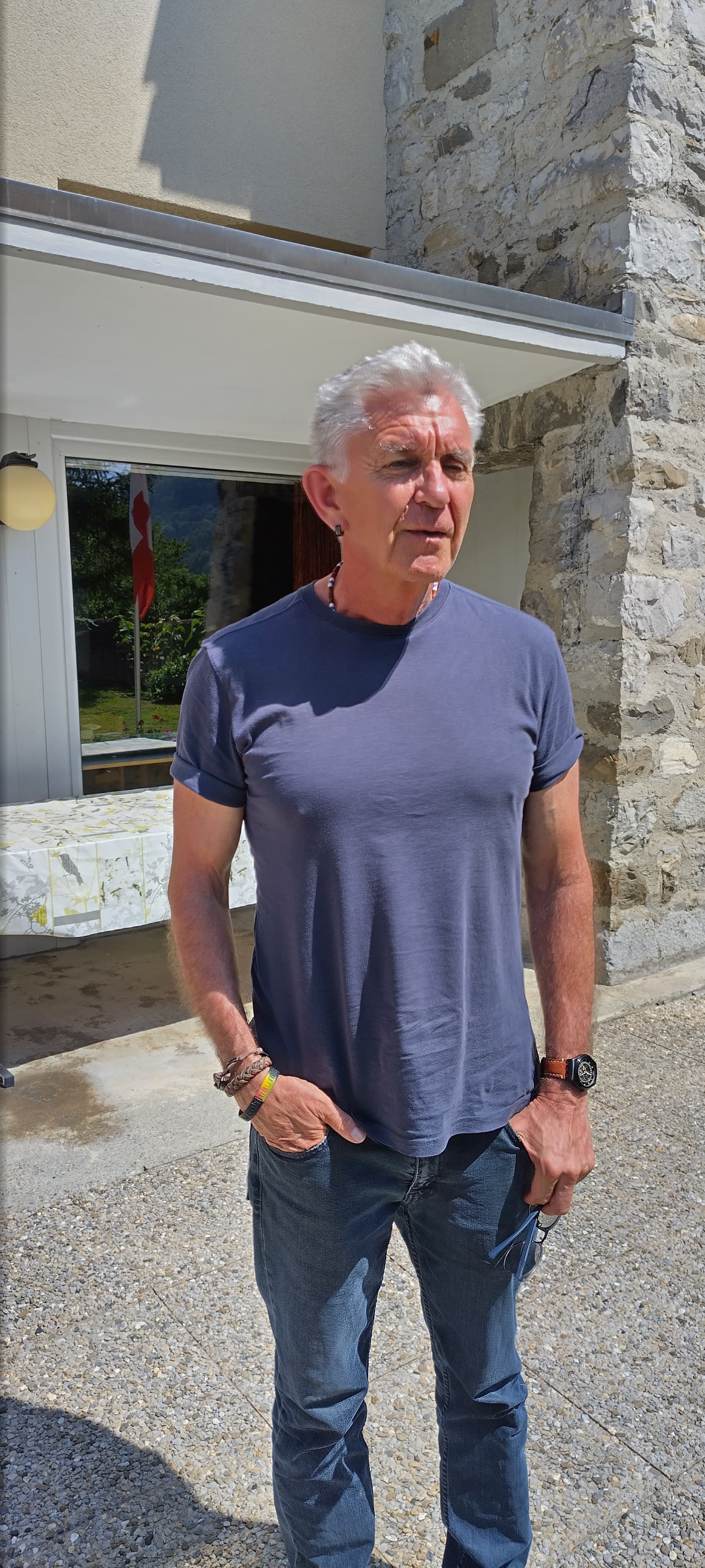 Pfarrer Christoph Schönenberger informiert über sein Projekt in Südafrika. (Foto: ACN) Pfarrer Christoph Schönenberger informiert über sein Projekt in Südafrika. (Foto: ACN)