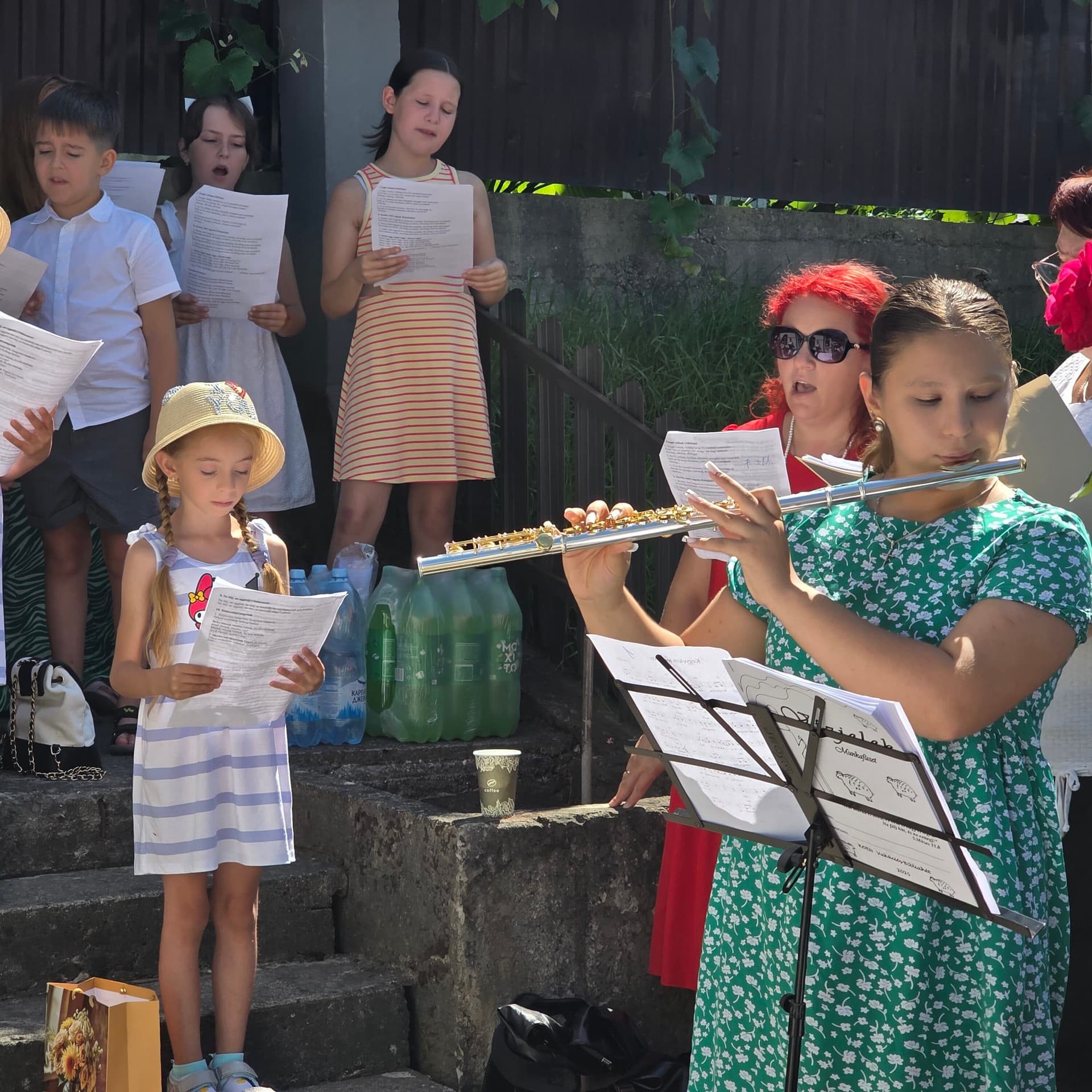 La musique est un élément incontournable d'un camp d'été en Ukraine. (Photo : ACN) La musique est un élément incontournable d'un camp d'été en Ukraine. (Photo : ACN)