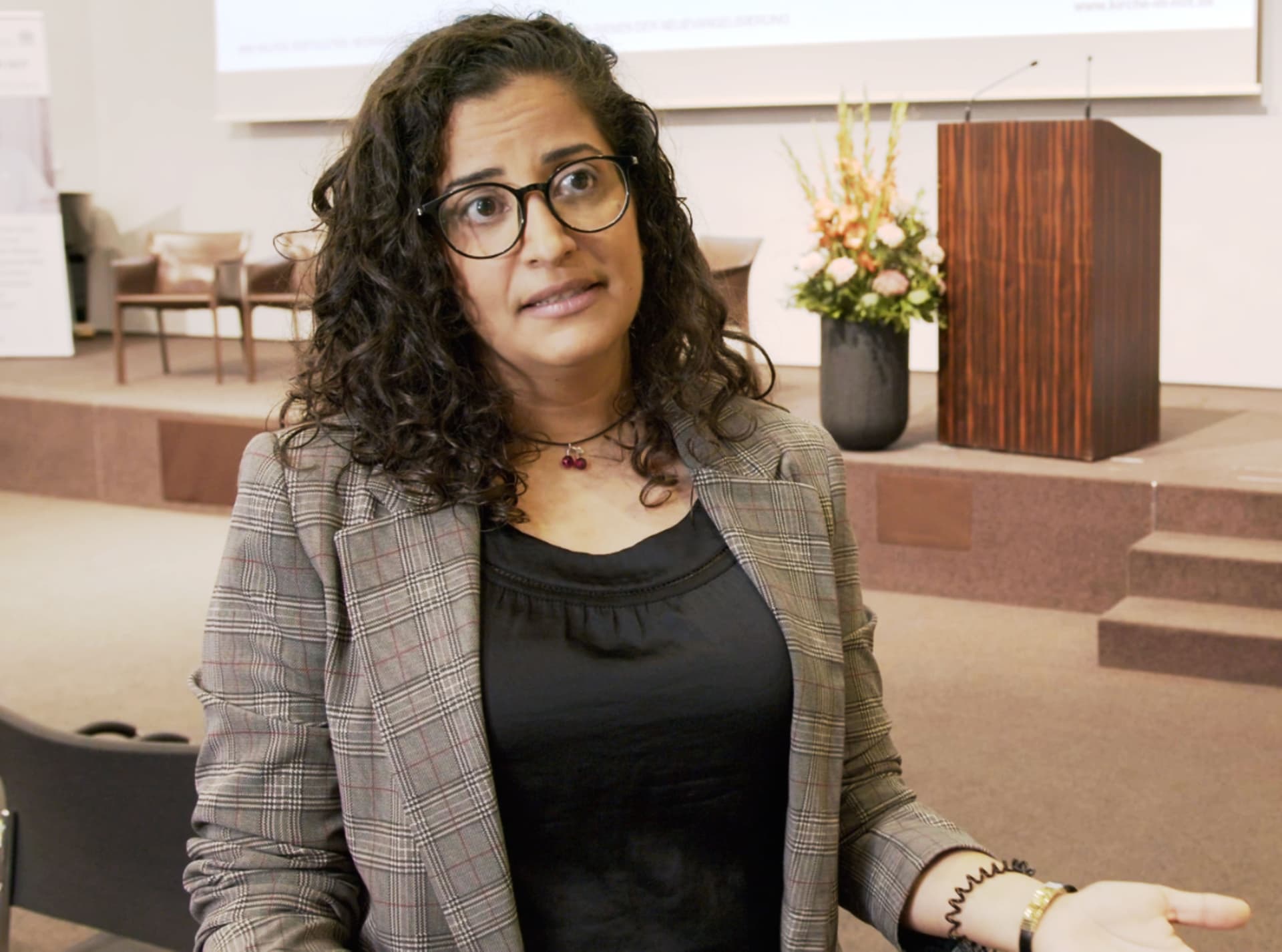 Marielle Boutros, coordinatrice de l'organisation humanitaire au Proche-Orient. (Photo: ACN) Marielle Boutros, coordinatrice de l'organisation humanitaire au Proche-Orient. (Photo: ACN)