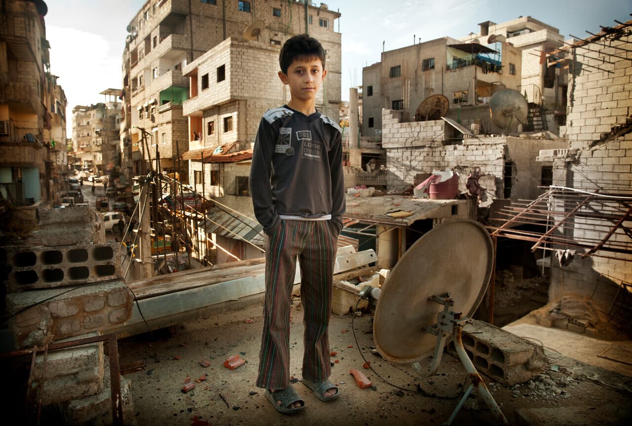 Die Wanderausstellung über "Verfolgte Christen weltweit" - Bild aus Syrien. (Foto: ACN) Die Wanderausstellung über "Verfolgte Christen weltweit" - Bild aus Syrien. (Foto: ACN)