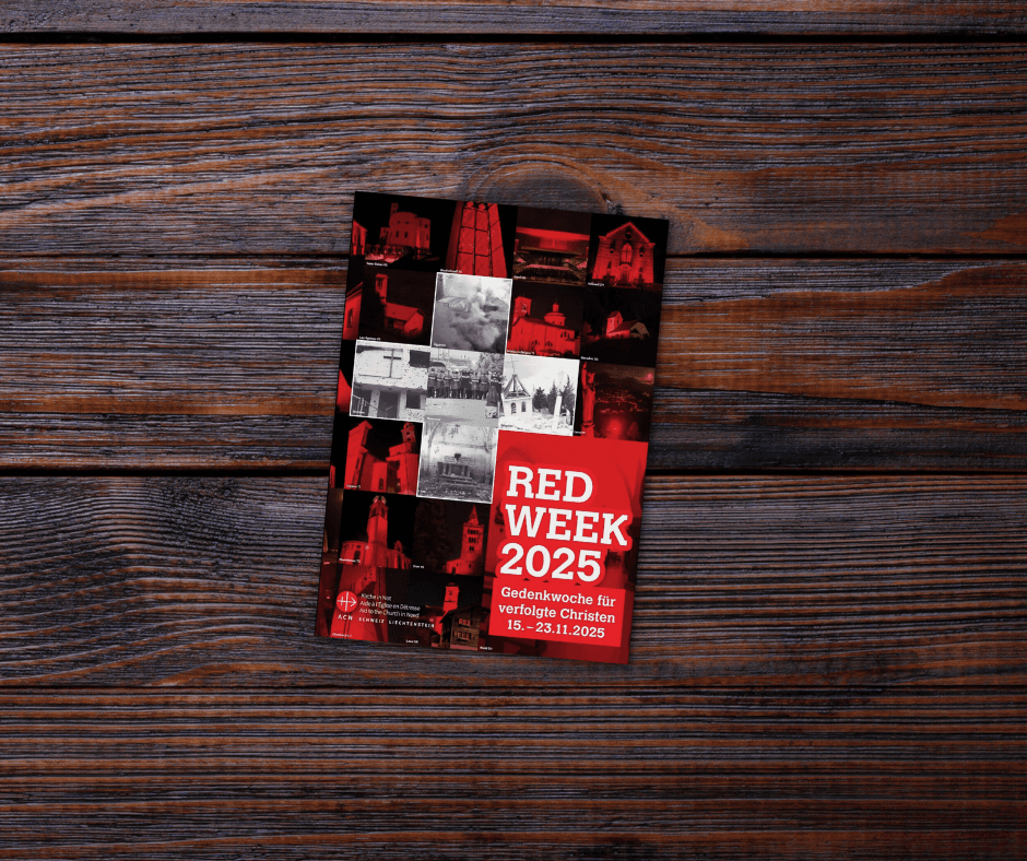 REDWEEK Broschüre mit Gottesdienstmaterial für verfolgte Christen