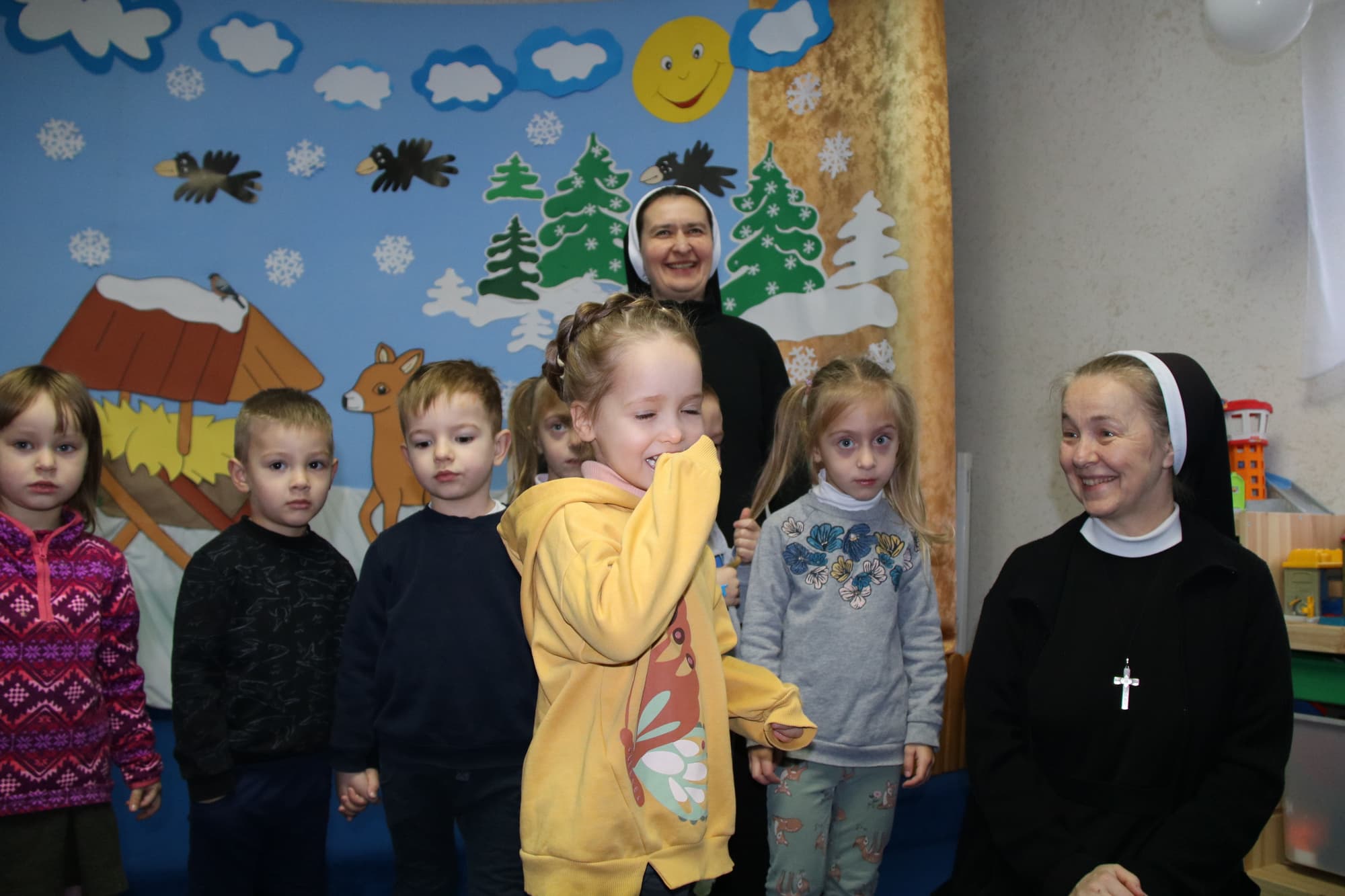 Die Nazarethschwestern sind für die Kinder da (Foto: ACN) Die Nazarethschwestern sind für die Kinder da (Foto: ACN)