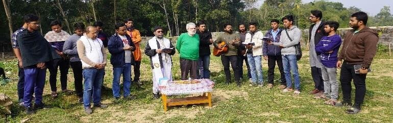 Il terreno è stato benedetto prima della costruzione (Foto: ACN) Il terreno è stato benedetto prima della costruzione (Foto: ACN)