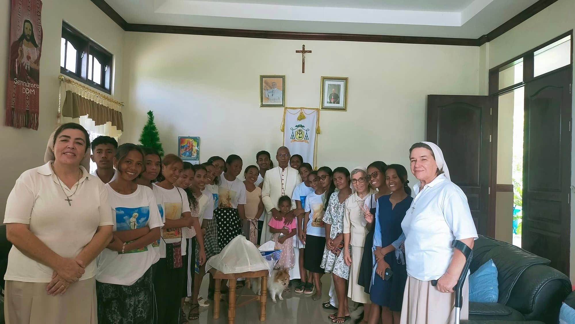 Sœur Cristina Macrino (à droite) et d'autres membres de l'Ordre (Photo : ACN) Sœur Cristina Macrino (à droite) et d'autres membres de l'Ordre (Photo : ACN)