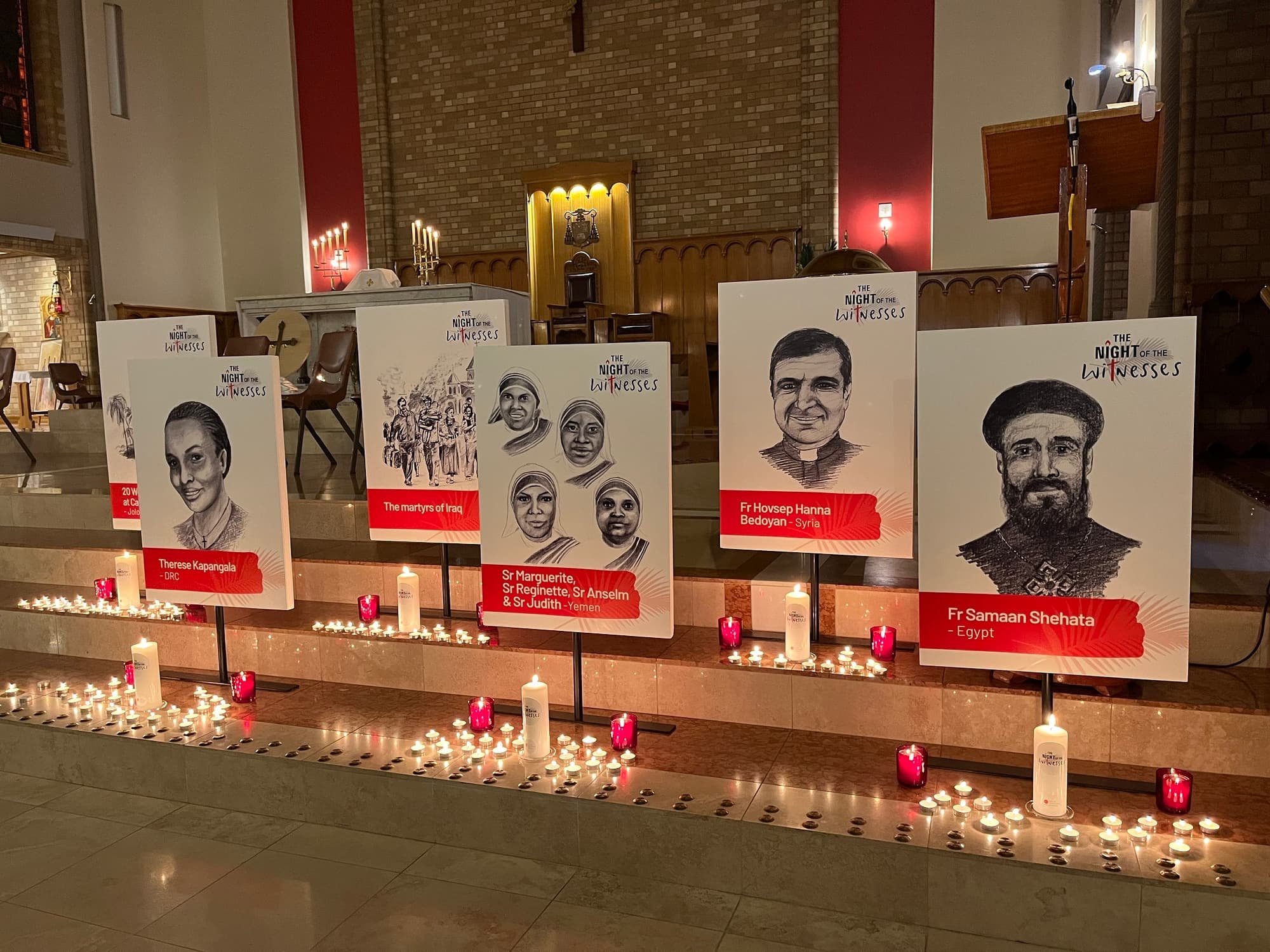 La Notte dei Testimoni nella Cattedrale cattolica di San Cristoforo a Canberra, Australia (Foto: ACN) La Notte dei Testimoni nella Cattedrale cattolica di San Cristoforo a Canberra, Australia (Foto: ACN)