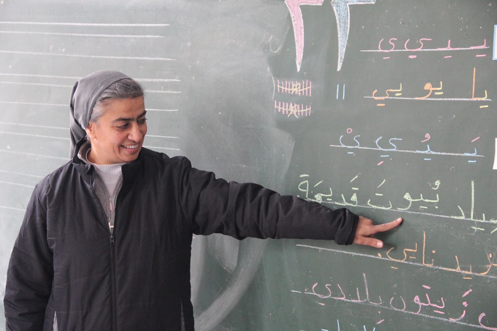 Schwester Fida beim Unterricht (Foto: ACN) Schwester Fida beim Unterricht (Foto: ACN)