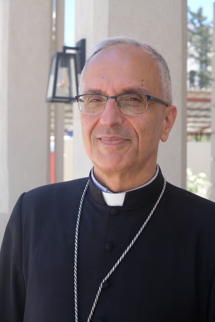 L'évêque Rafic Nahra, vicaire du Patriarcat latin pour Israël (Photo : ACN) L'évêque Rafic Nahra, vicaire du Patriarcat latin pour Israël (Photo : ACN)