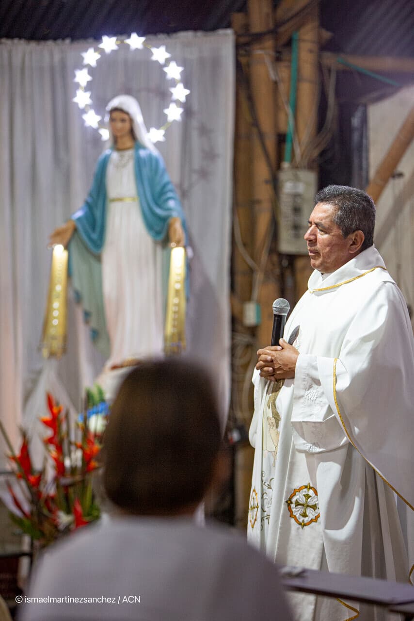 Le père Gersaín Paz (© Ismael Martínez Sánchez / ACN) Le père Gersaín Paz (© Ismael Martínez Sánchez / ACN)