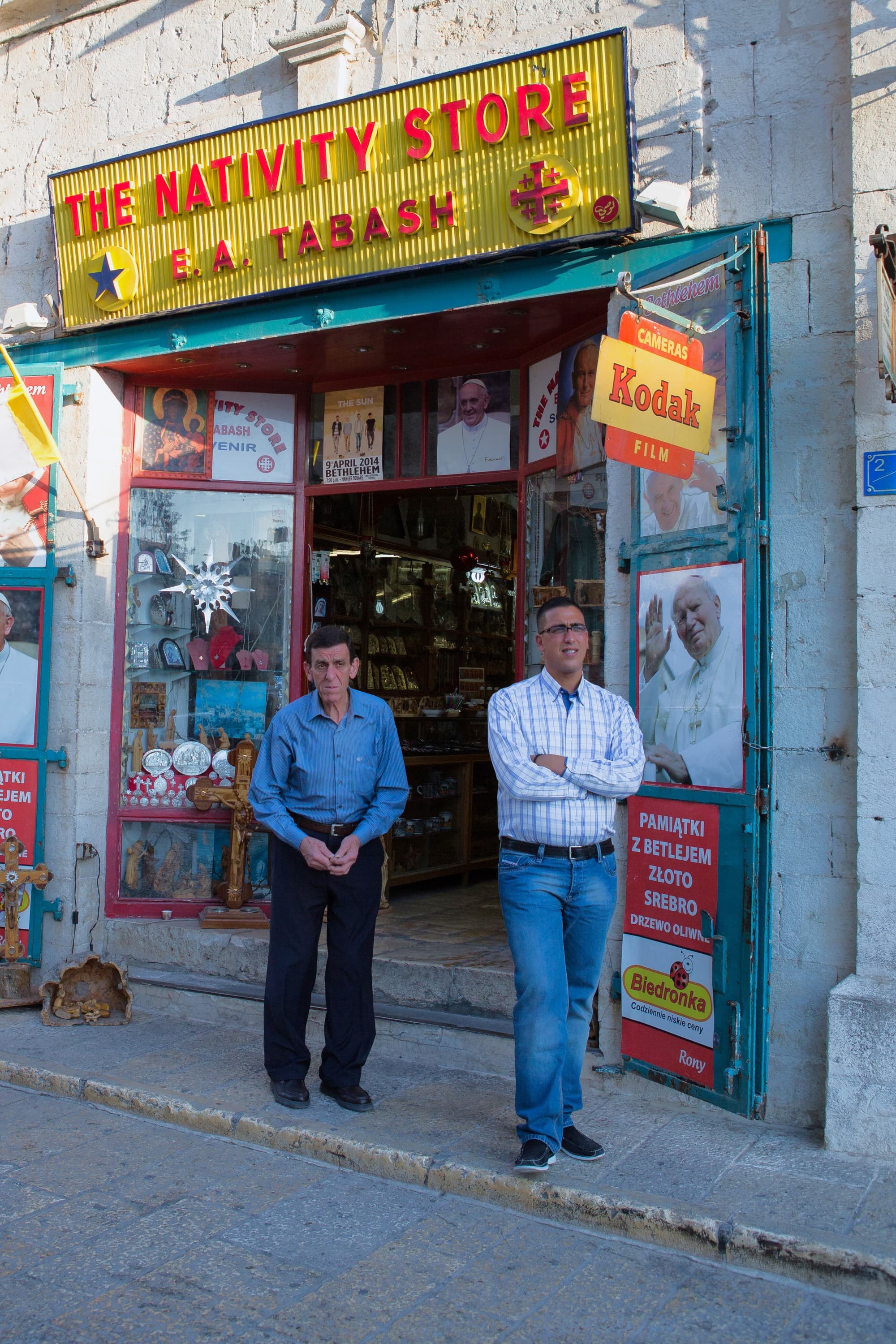 Familie Tabash in Betlehem wartet vergeblich auf Kunden. Familie Tabash in Betlehem wartet vergeblich auf Kunden.