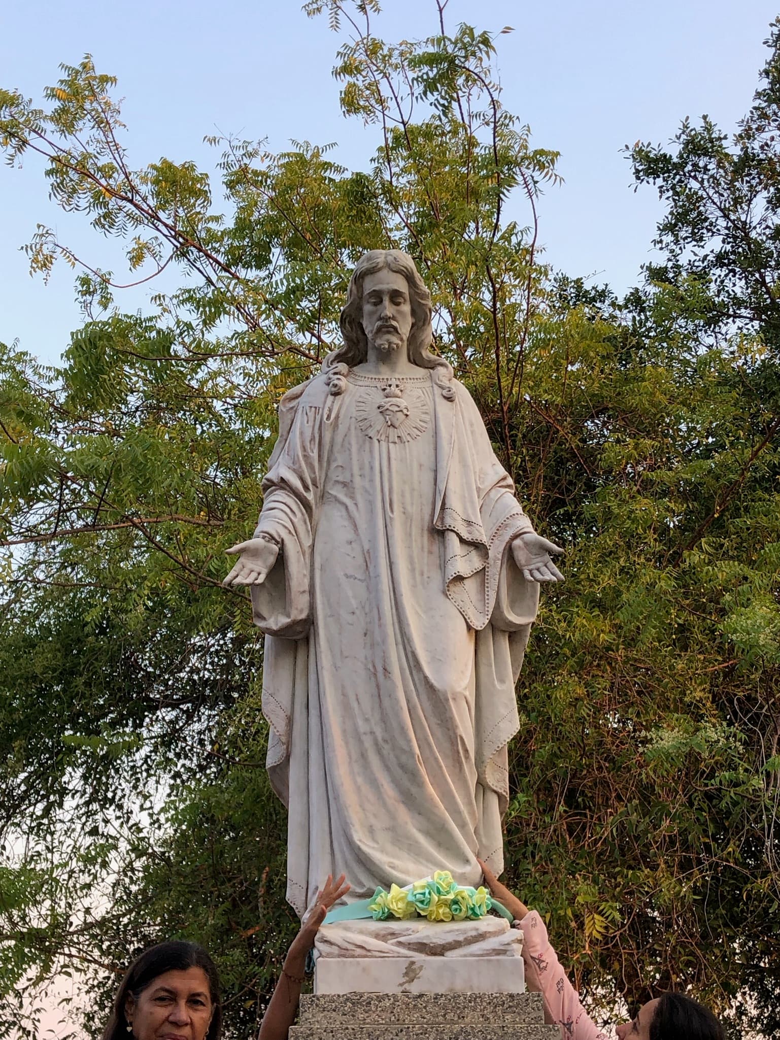 Le Christ de la savane au milieu du paysage de l'Alto Apuro (Photo: ACN) Le Christ de la savane au milieu du paysage de l'Alto Apuro (Photo: ACN)