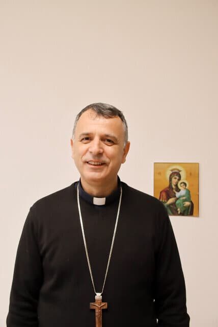 L'évêque Simon Kulli de Shkodra (© ACN) L'évêque Simon Kulli de Shkodra (© ACN)