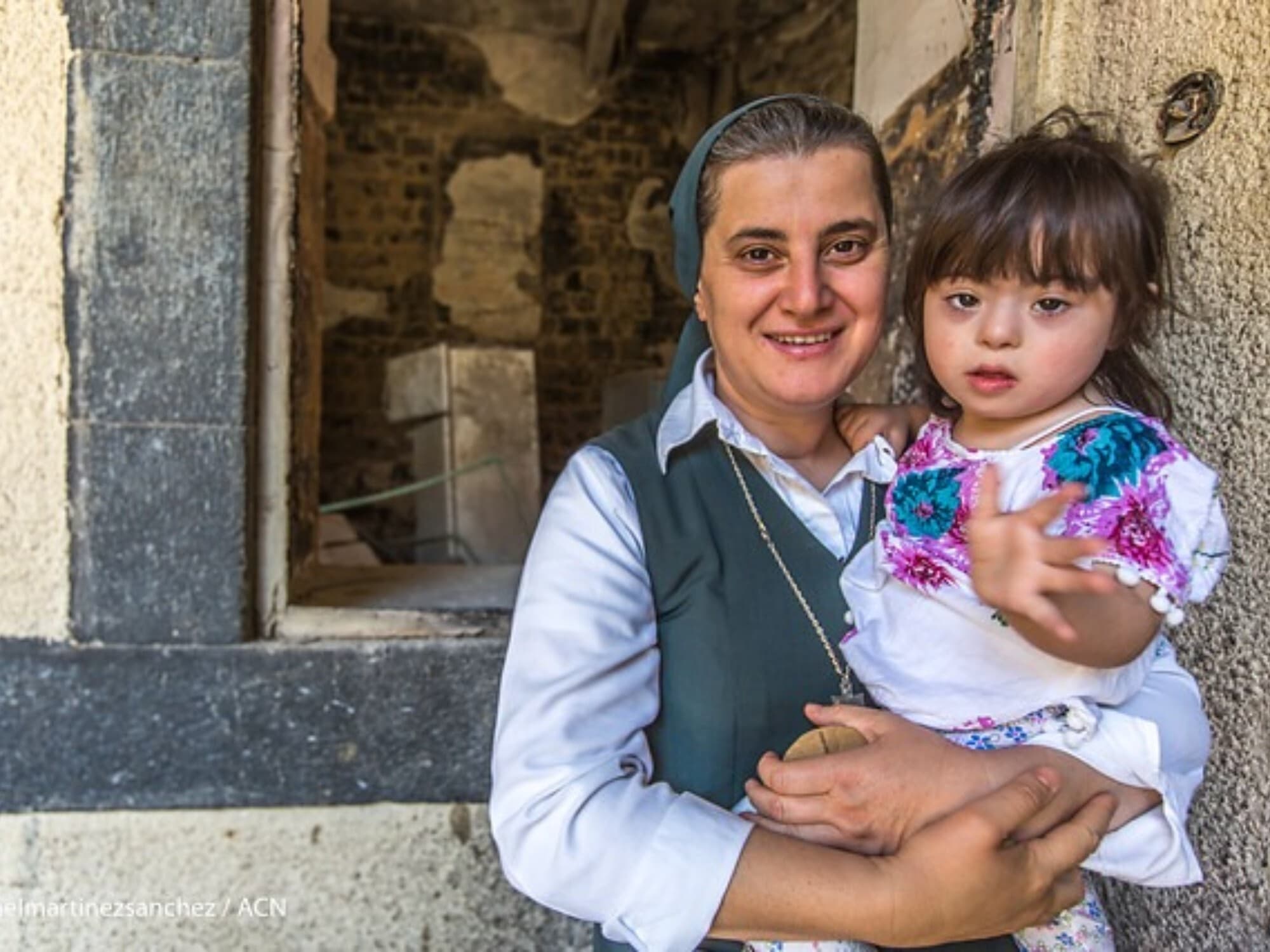 Ordensschwester Samia Jreij Gründerin des Zentrums Seneve in Homs (Foto: ACN/Ismael Martínez Sánchez)
