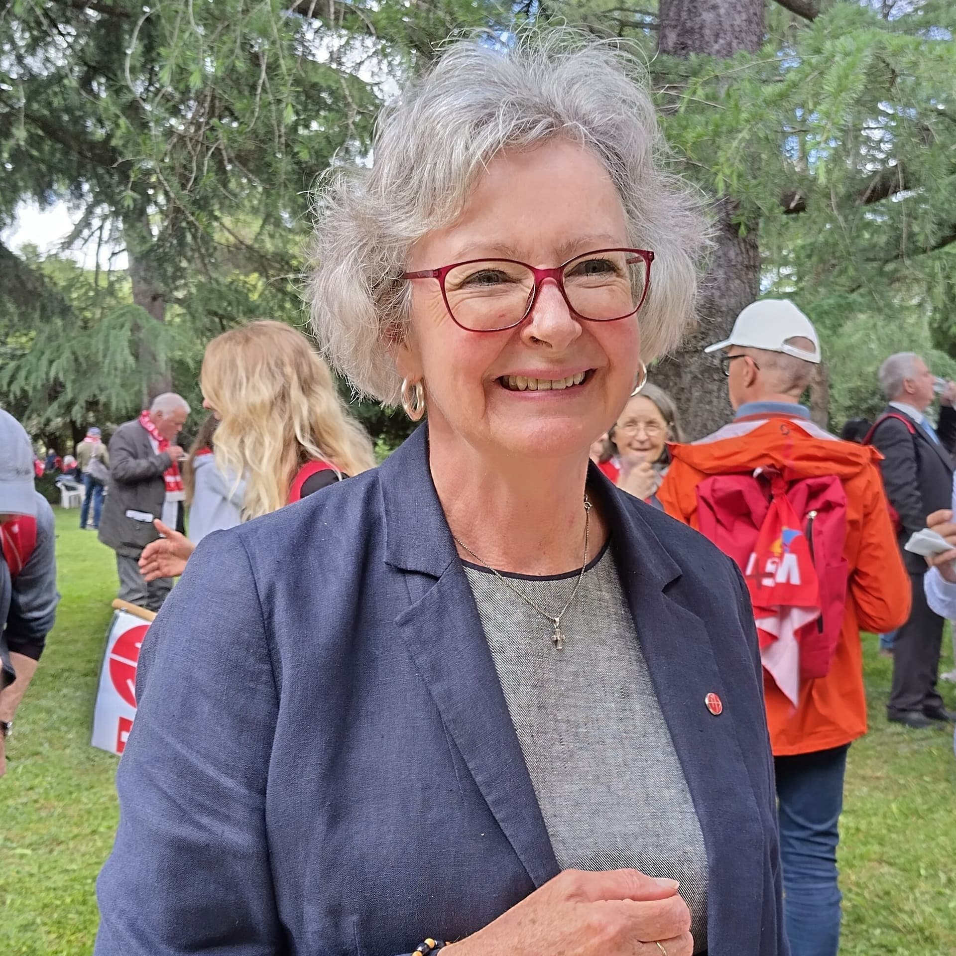 Impressionen der «Kirche in Not (ACN)»-Pilgerreise nach Rom (5.-11.05.2025) Regina Lynch - die Präsidentin von «Kirche in Not (ACN)» International. (Foto: ACN)