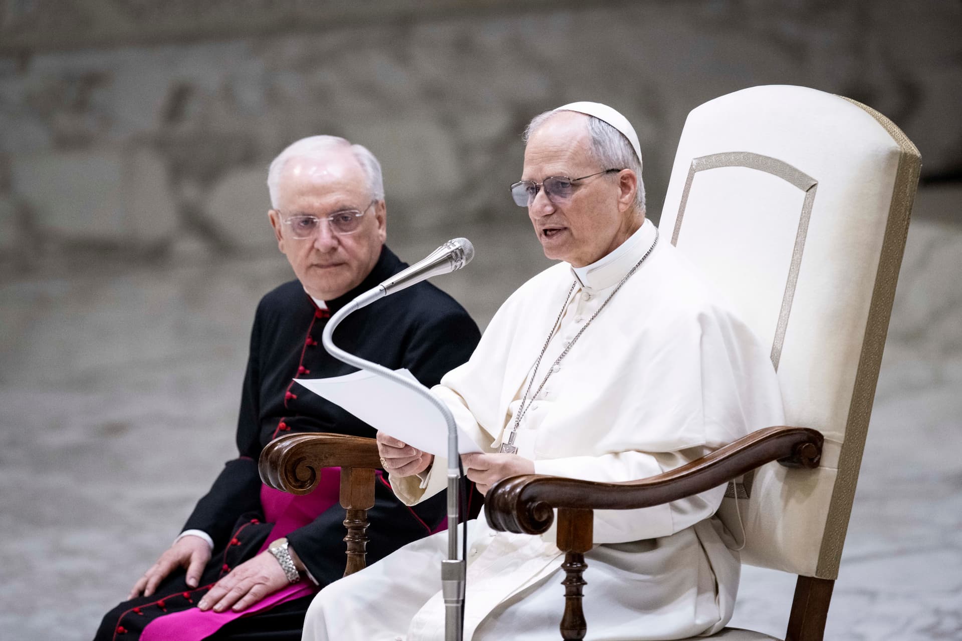 © Cristian Gennari - le pape Léon XIV lors de son premier Regina Coeli © Cristian Gennari - le pape Léon XIV lors de son premier Regina Coeli