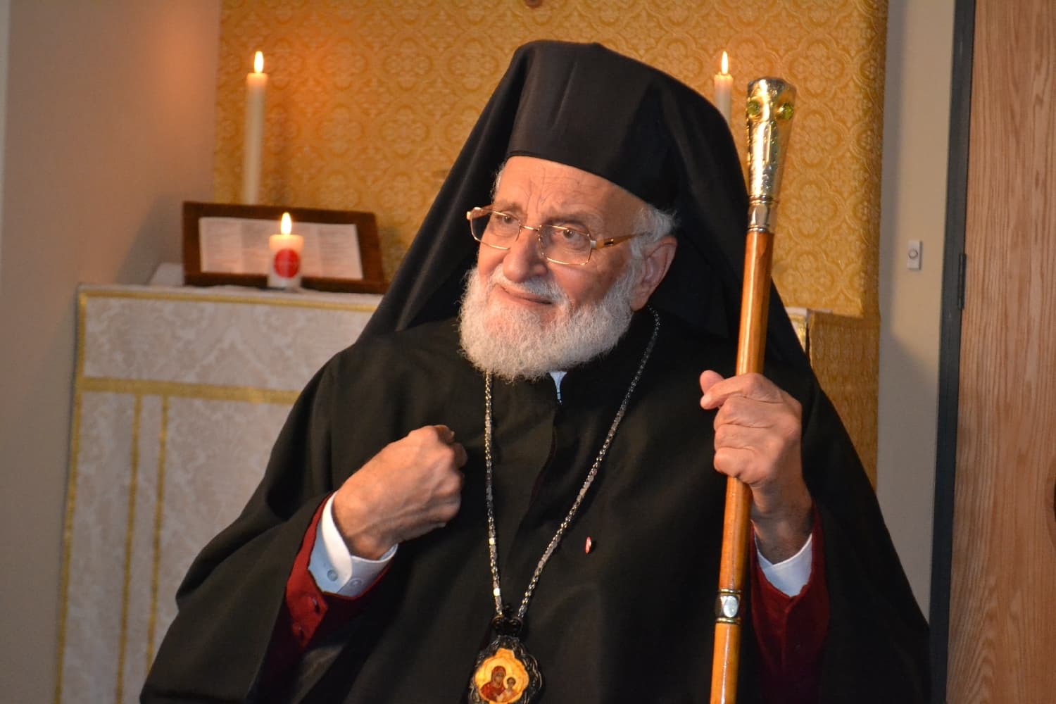 Patriarch em. Gregorios III. Laham aus Syrien @ACN Patriarch em. Gregorios III. Laham aus Syrien @ACN