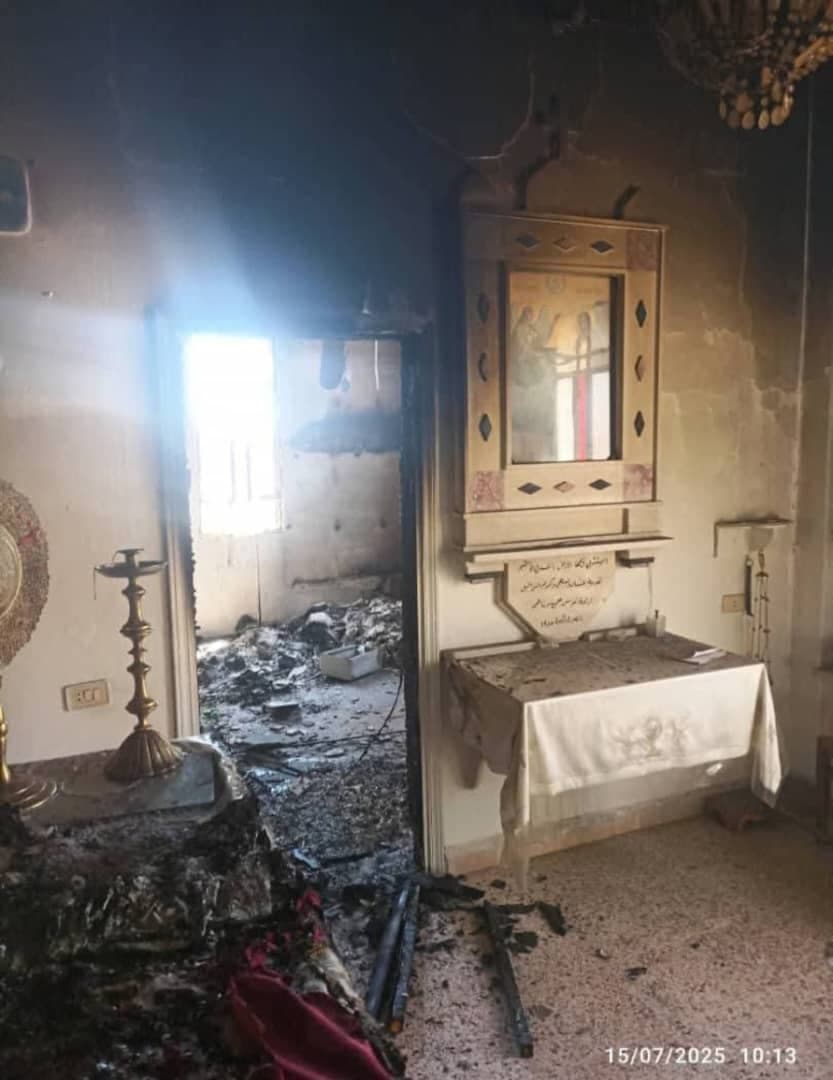 Eine zerstörte Kirche in Syrien. ©ACN Eine zerstörte Kirche in Syrien. ©ACN