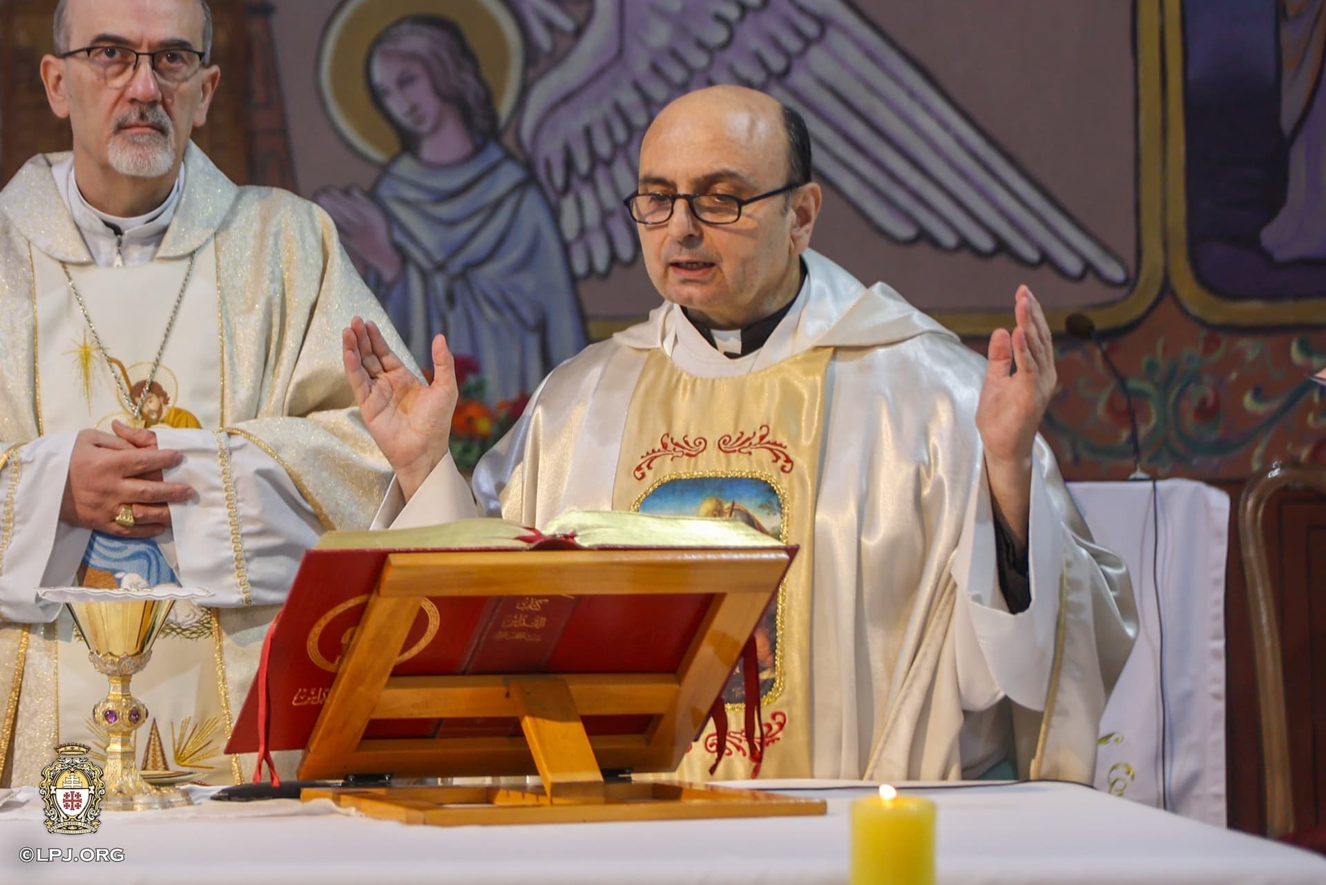 Pfarrer Gabriel Romanelli von der Pfarrei Heilige-Familie-Pfarrei Gaza © Lateinisches Patriarchat von Jerusalem Pfarrer Gabriel Romanelli von der Pfarrei Heilige-Familie-Pfarrei Gaza © Lateinisches Patriarchat von Jerusalem