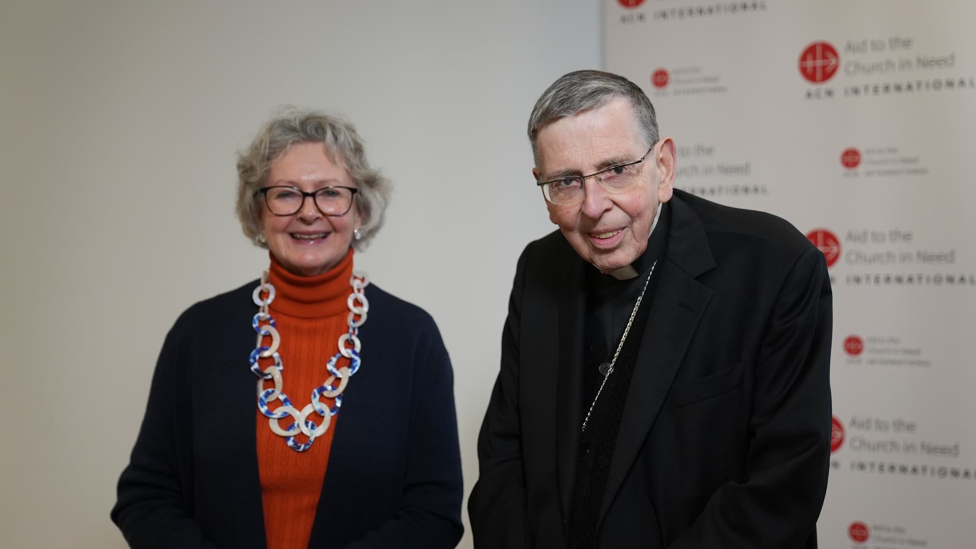 Kurt Kardinal Koch und Regina Lynch, Exekutive Präsidentin KIRCHE IN NOT (ACN) ©ACN Kurt Kardinal Koch und Regina Lynch, Exekutive Präsidentin KIRCHE IN NOT (ACN) ©ACN