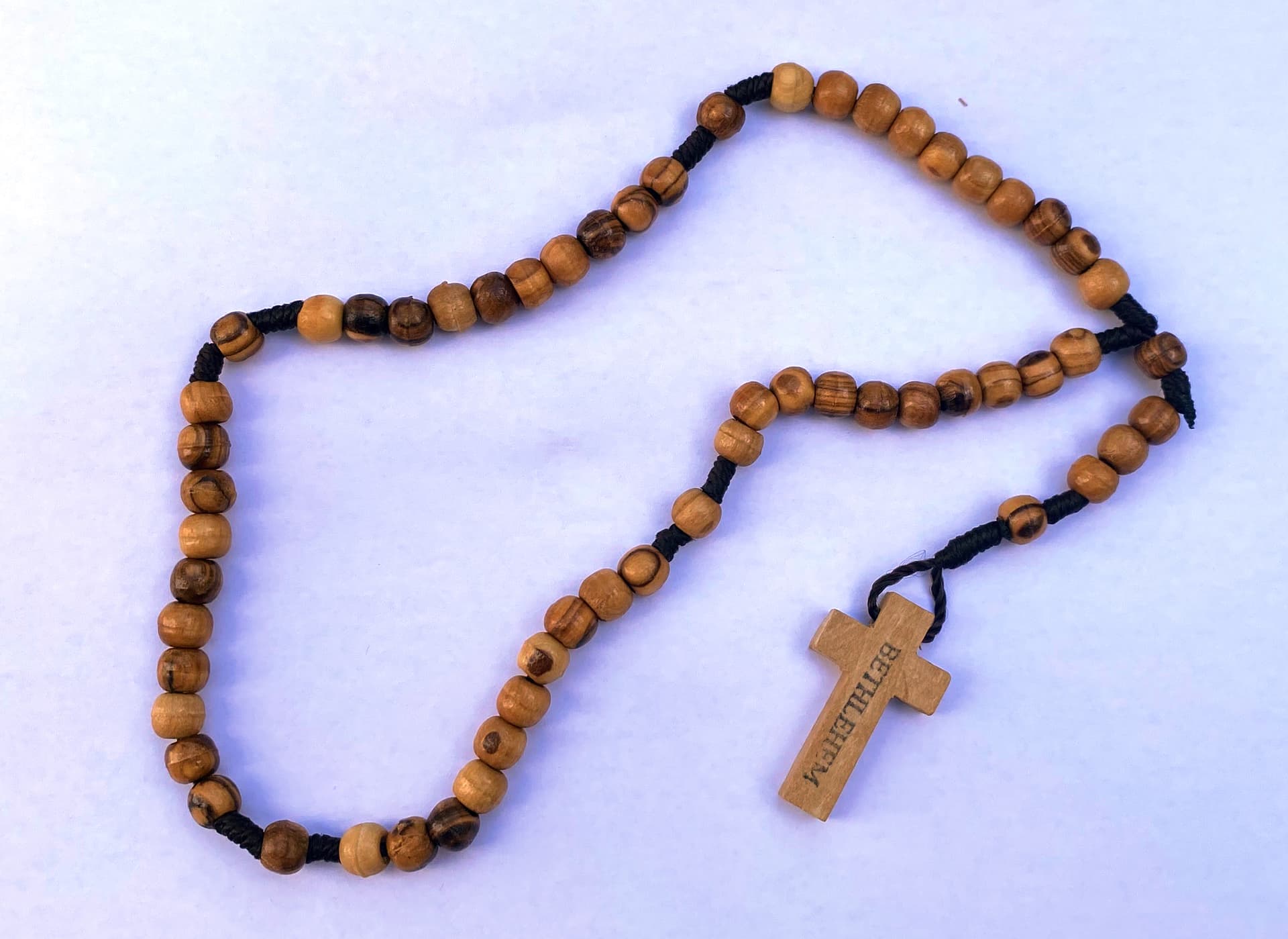 Olivenholz-Rosenkranz aus dem Heiligen Land ©ACN Olivenholz-Rosenkranz aus dem Heiligen Land ©ACN