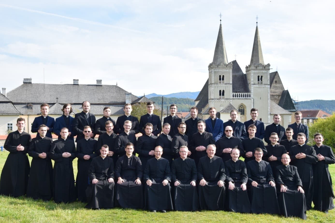 43 séminaristes en formation sacerdotale à Spis, Slovaquie (Photo : ACN)