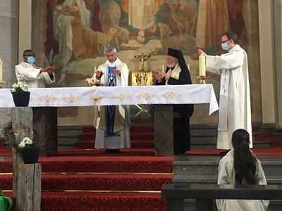 17.-23.05.2021: Patriarch em. Gregorios III. Laham zu Gast im Wallis
